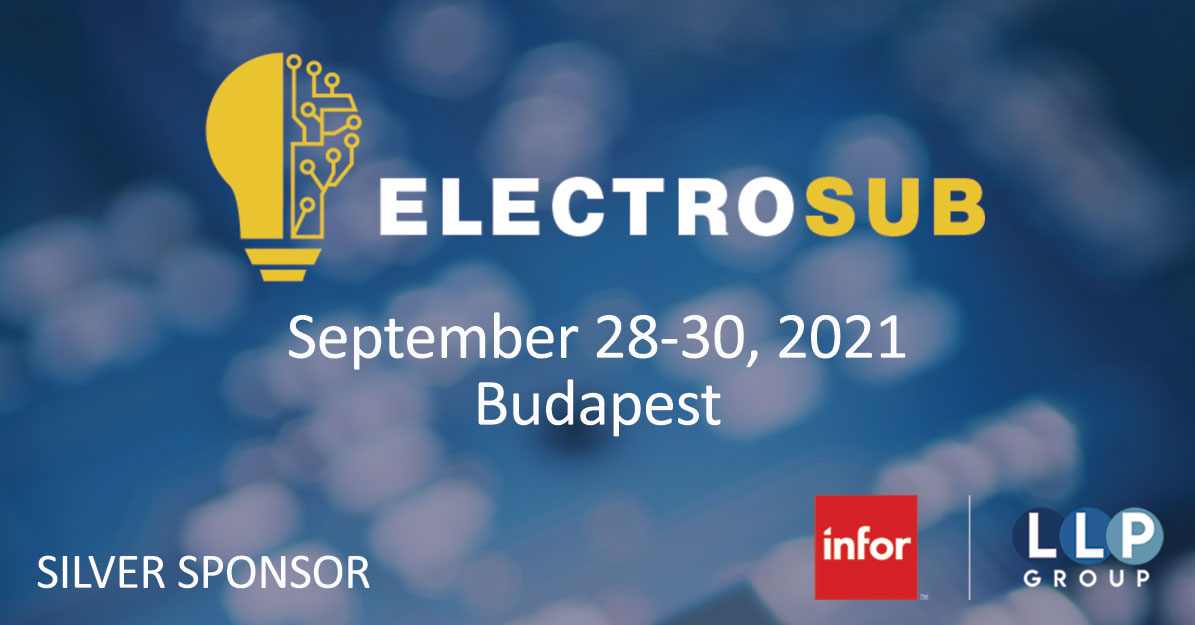 ElectroSub Conference Budapest 2021 invitation