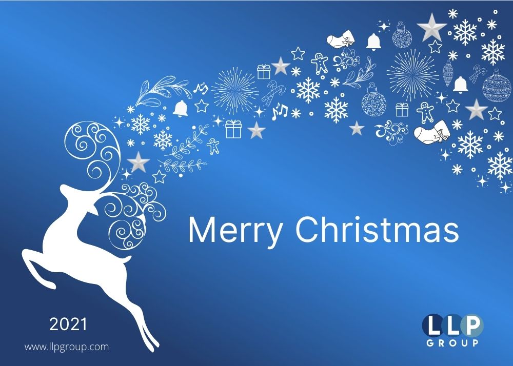 LLP Group Christmas card 2021