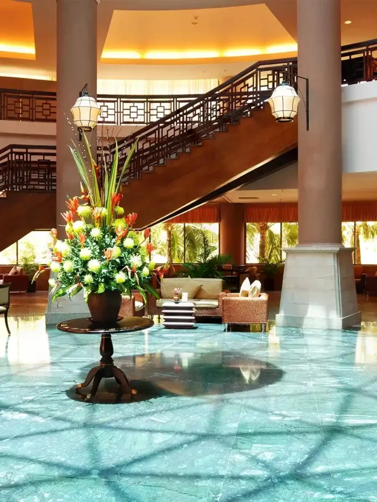 HxGN EAM Facilities Edition - a hotel lobby